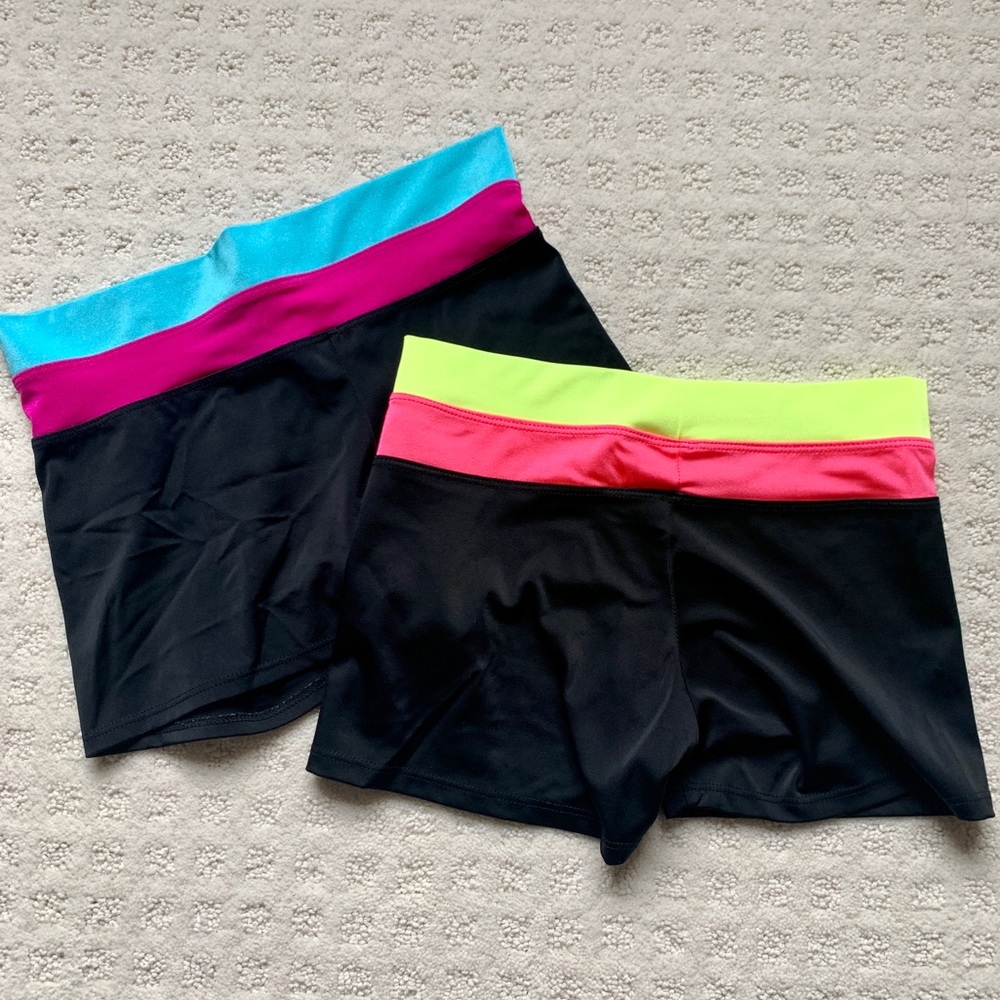 Oxyjen Pair of Tri-Color Shorts Adult Small